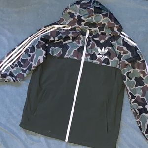 Men’s Adidas Camo Windbreaker